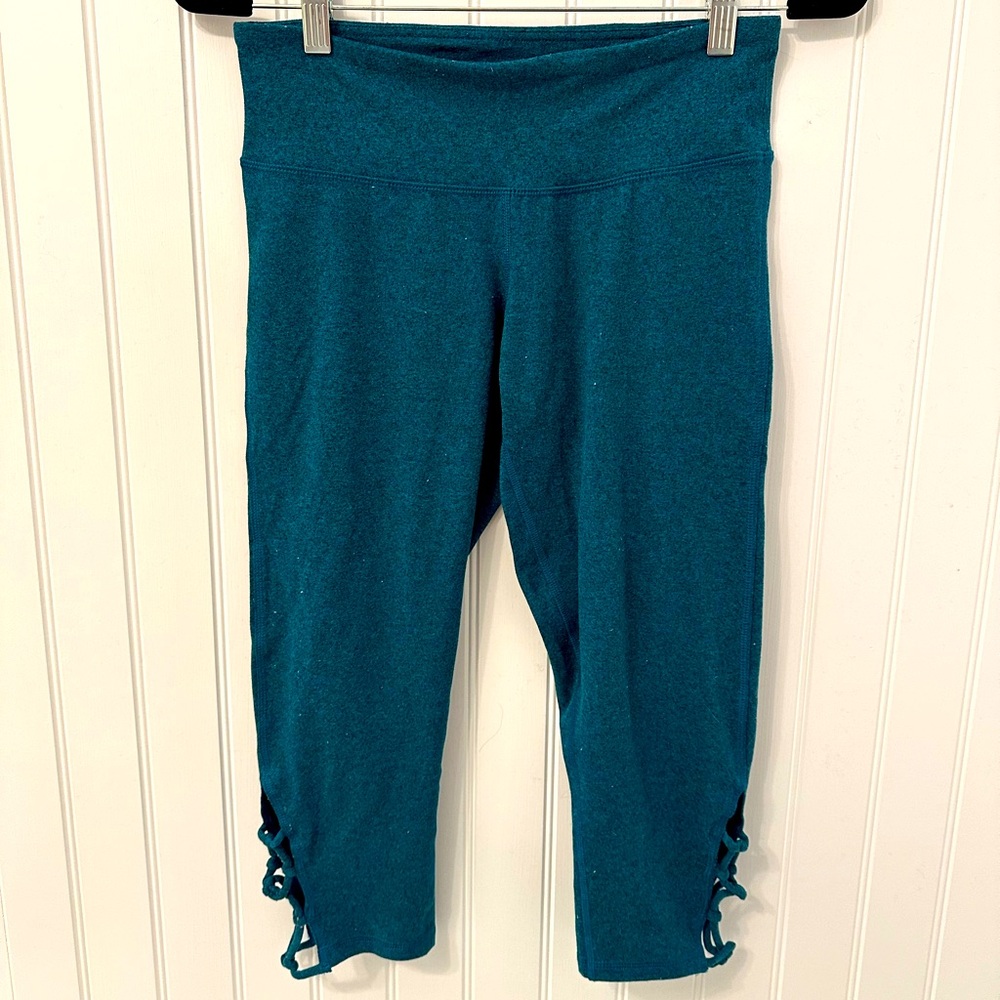 Blue cropped leggings, Champion, size M